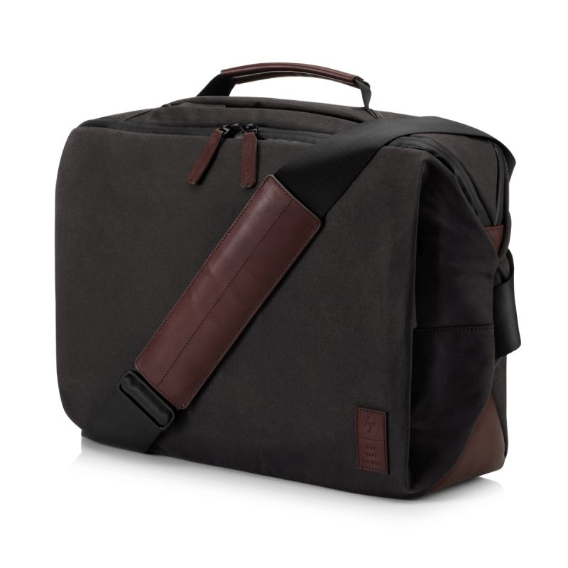 Borsa Notebook HP Spectre Folio 15.6" Topload Tela Cerata Marrone RFID Trolley