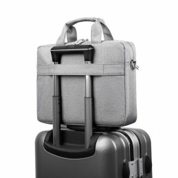 Borsa Notebook Laptop 15.6" Imbottita Tracolla Trolley Grigia eSTUFF Baltimore
