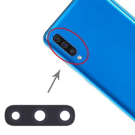 Vetro Lente Fotocamera Posteriore per Samsung Galaxy A50