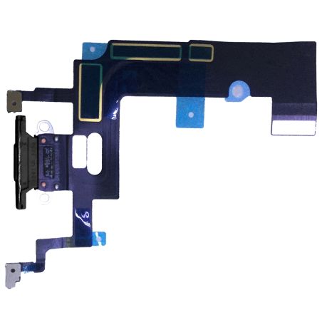 Connettore Ricarica Flex per iPhone XR Nero Black Porta Carica