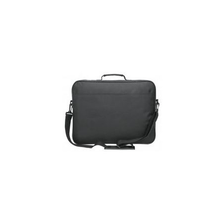 Borsa Notebook 17.3" Manhattan Cambridge Apertura Conchiglia Tracolla Nera
