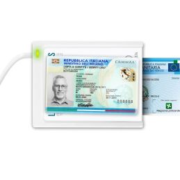 Lettore CIE 3.0 NFC Smart Card CNS CRS Tessera Sanitaria USB Atlantis