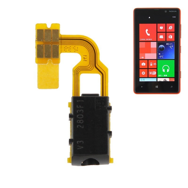 Cavo Flat Jack Cuffie Nokia Lumia 820 Ricambio HQ Cavo Flat Jack Cuffie Nokia Lumia 820 Ricambio HQ
