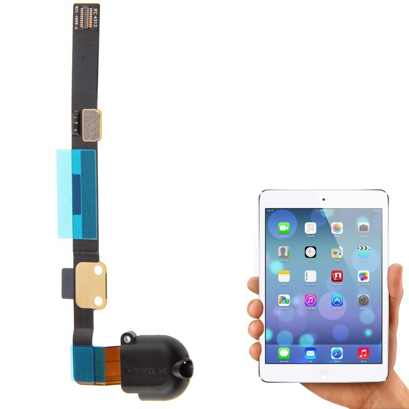 Cavo Flat Jack Cuffia iPad Mini 2 Nero A1489 A1490 A1491 Cavo Flat Jack Cuffia iPad Mini 2 Nero A1489 A1490 A1491