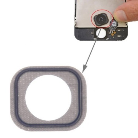 Guarnizione Tasto Home Gomma per iPhone 5 Ricambio