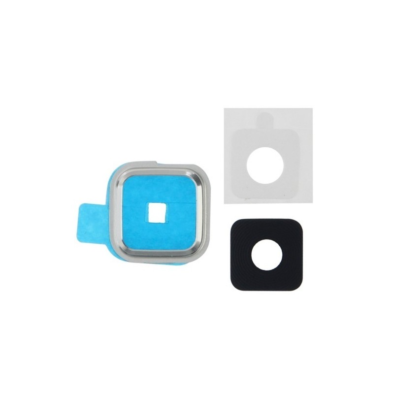 Lente fotocamera posteriore Silver Samsung Galaxy S5 G900 ricambio vetro