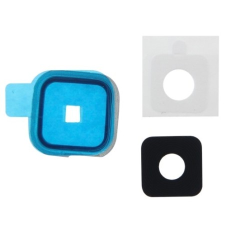 Lente fotocamera posteriore Silver Samsung Galaxy S5 G900 ricambio vetro