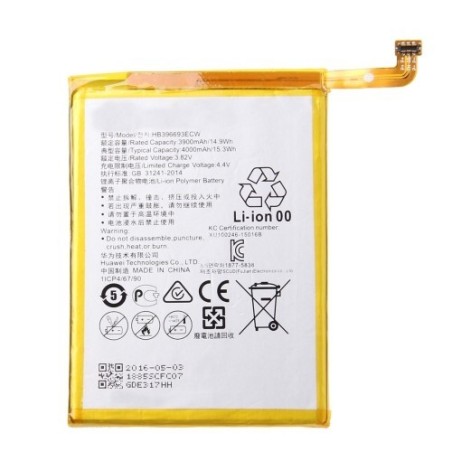 Batteria HB396693ECW 4000mAh per Huawei Mate 8 Ricambio