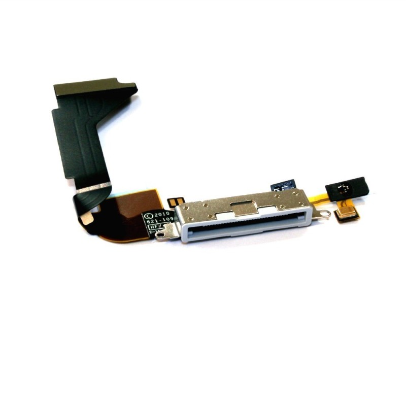 Cavo Flat per iPhone 4S Connettore Ricarica Dock e Microfono Bianco