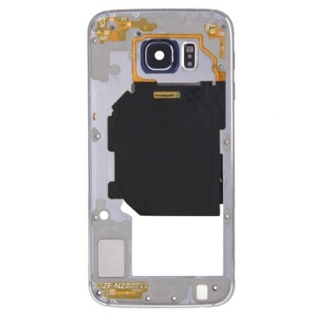 Telaio Posteriore Samsung Galaxy S6 G920 con Tasti Grigio Frame