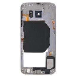 Telaio Posteriore Samsung Galaxy S6 G920 con Tasti Grigio Frame