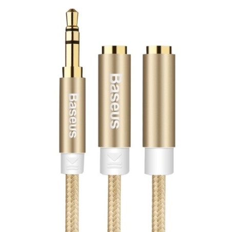 CAVO JACK 2 IN 1 BASEUS GOLD