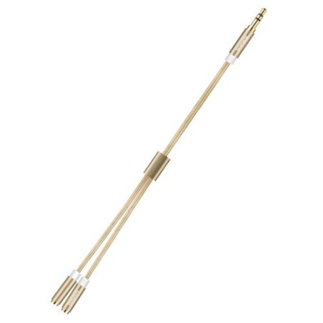 CAVO JACK 2 IN 1 BASEUS GOLD