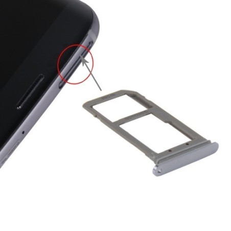 S7 EDGE G935 - CASSETTO SIM E SD CARD PER SAMSUNG GALAXY DARK BLUE
