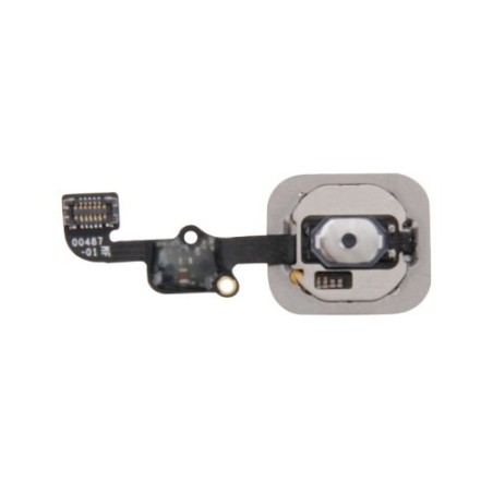 IPHONE 6S 6S PLUS - TASTO HOME CON FLAT BIANCO SILVER