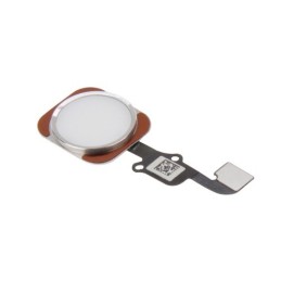 IPHONE 6S 6S PLUS - TASTO HOME CON FLAT BIANCO SILVER